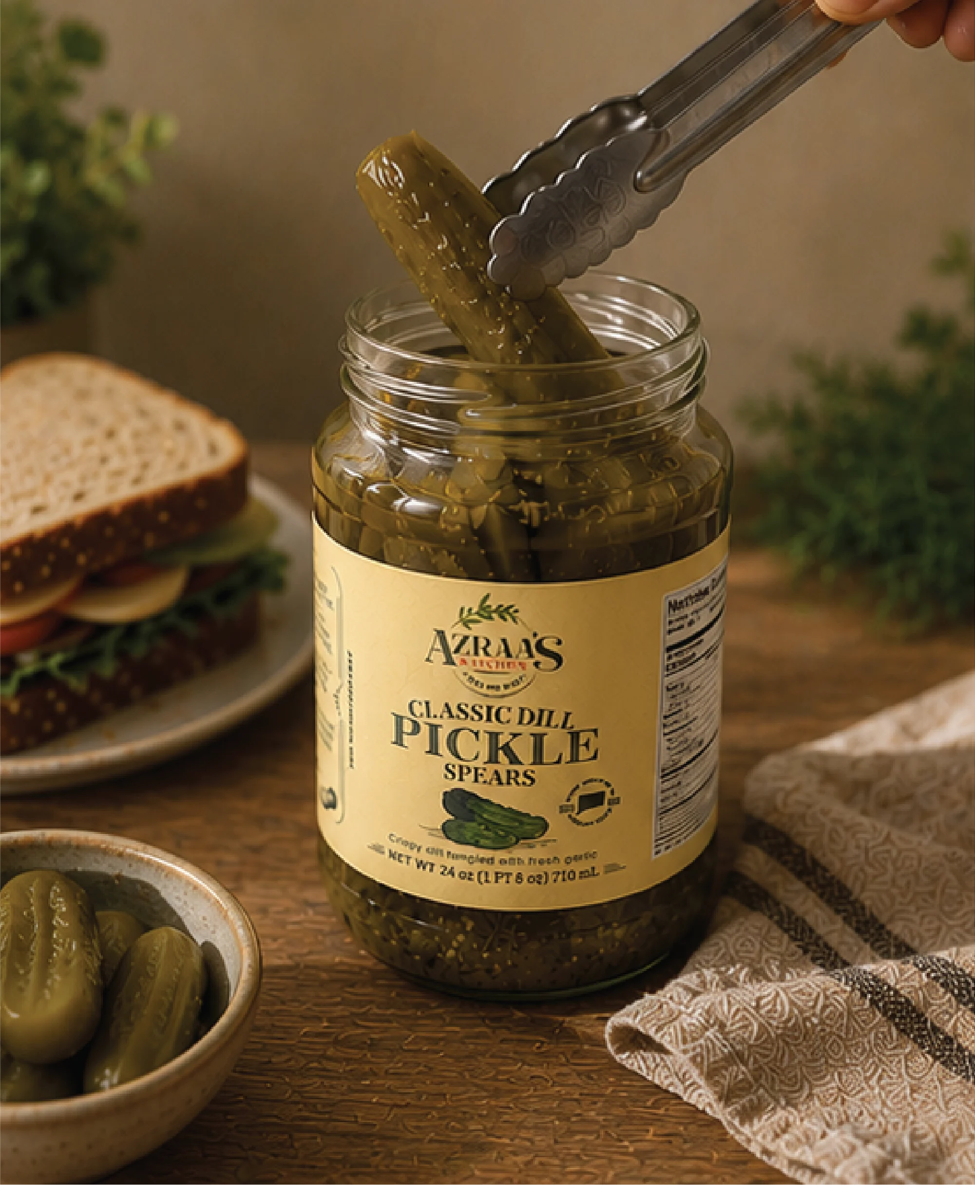 Classic Dill Pickle Spears Sub Images 3 Classic Dill Pickle Spears Sub Images 3